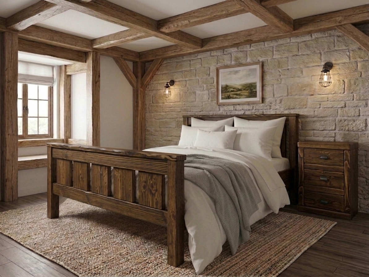 Windsor solid pine bed frame with extra-thick 4.5cm slats